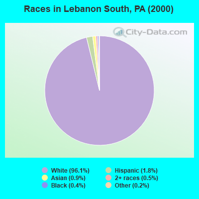 Races in Lebanon South, PA (2000)