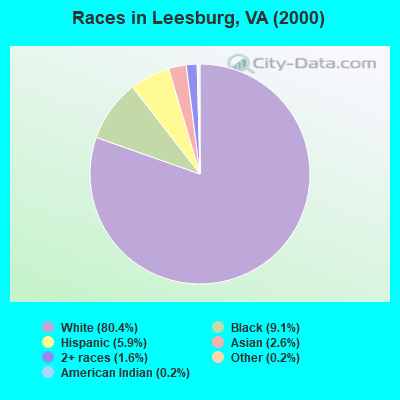 Races in Leesburg, VA (2000)