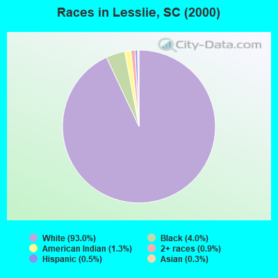 Races in Lesslie, SC (2000)