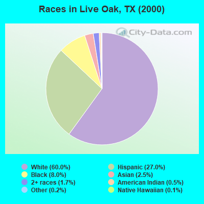 Races in Live Oak, TX (2000)
