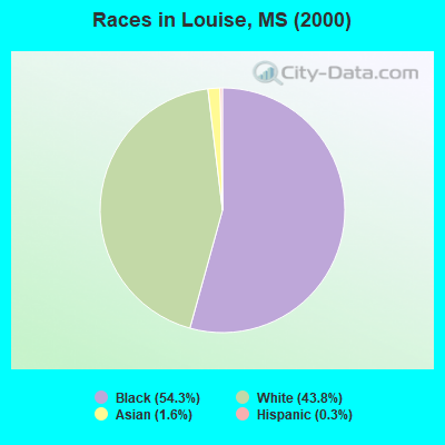 Races in Louise, MS (2000)