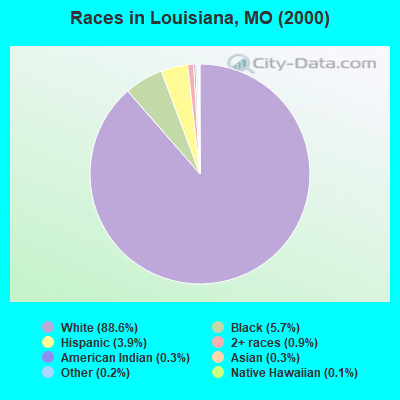 Races in Louisiana, MO (2000)