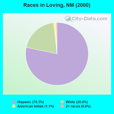Races in Loving, NM (2000)