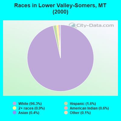 Races in Lower Valley-Somers, MT (2000)