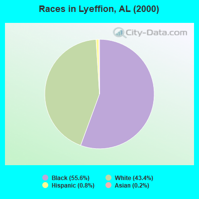Races in Lyeffion, AL (2000)