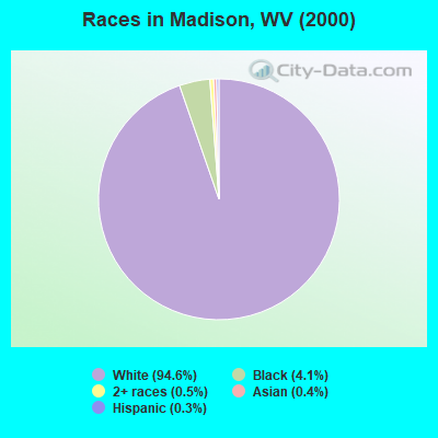 Races in Madison, WV (2000)