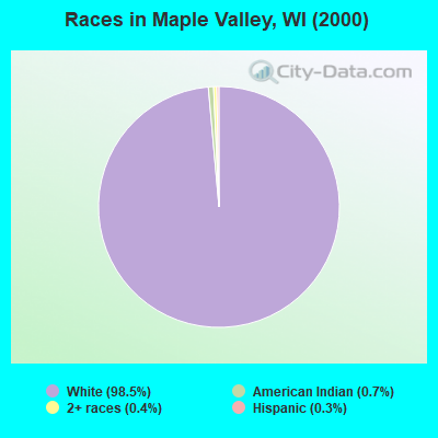 Races in Maple Valley, WI (2000)