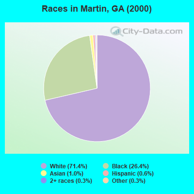 Races in Martin, GA (2000)