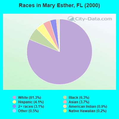 Races in Mary Esther, FL (2000)