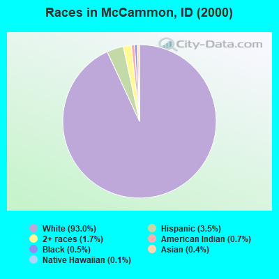 Races in McCammon, ID (2000)