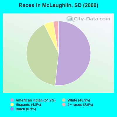 Races in McLaughlin, SD (2000)