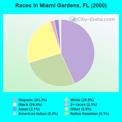 Races in Miami Gardens, FL (2000)