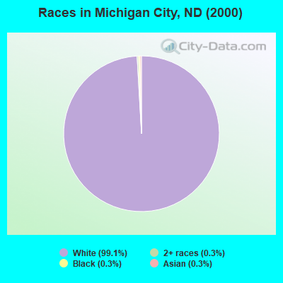 Races in Michigan City, ND (2000)