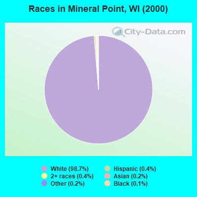 Races in Mineral Point, WI (2000)
