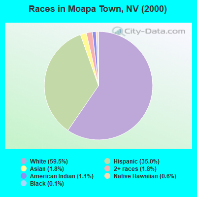 Races in Moapa Town, NV (2000)