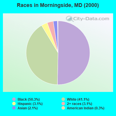 Races in Morningside, MD (2000)