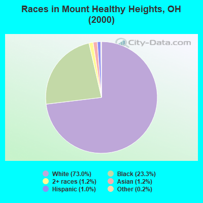 Races in Mount Healthy Heights, OH (2000)