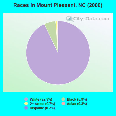 Races in Mount Pleasant, NC (2000)