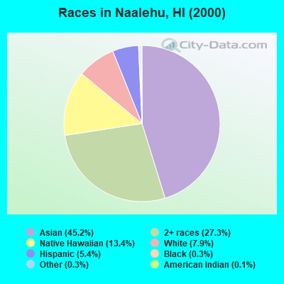 Races in Naalehu, HI (2000)