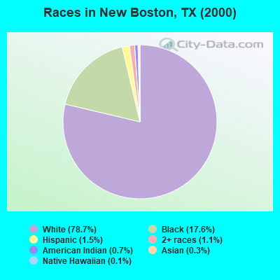 Races in New Boston, TX (2000)