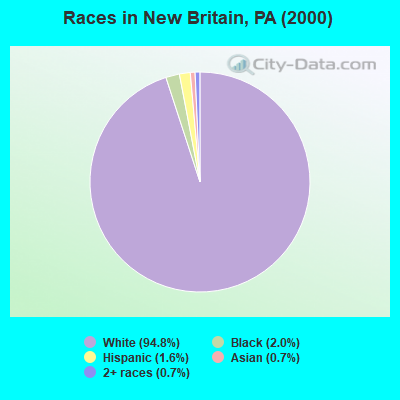 Races in New Britain, PA (2000)