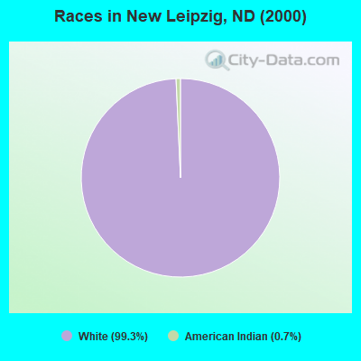 Races in New Leipzig, ND (2000)