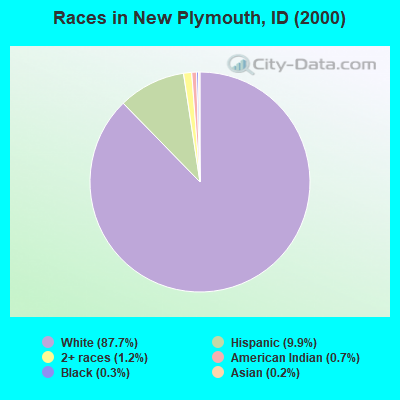 Races in New Plymouth, ID (2000)