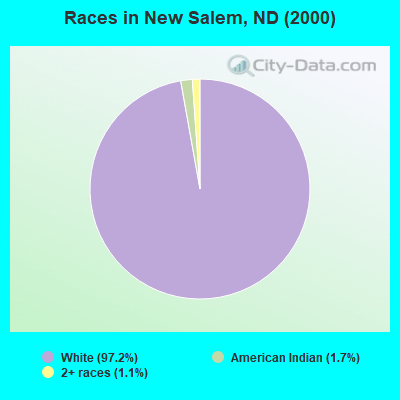 Races in New Salem, ND (2000)