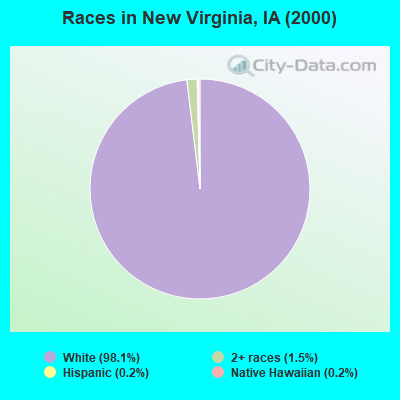 Races in New Virginia, IA (2000)