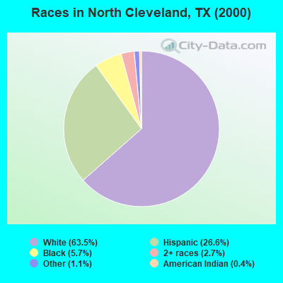 Races in North Cleveland, TX (2000)