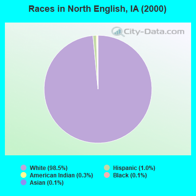 Races in North English, IA (2000)