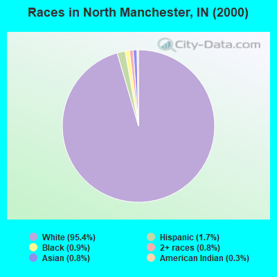 Races in North Manchester, IN (2000)