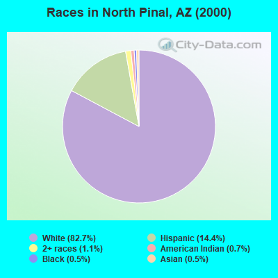 Races in North Pinal, AZ (2000)