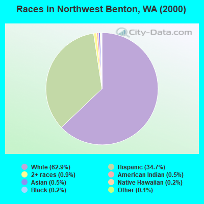 Races in Northwest Benton, WA (2000)