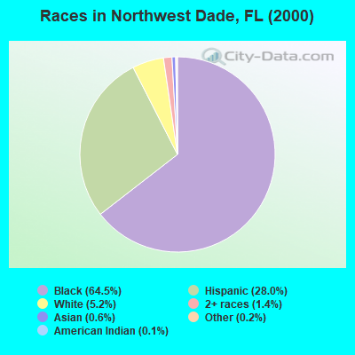 Races in Northwest Dade, FL (2000)