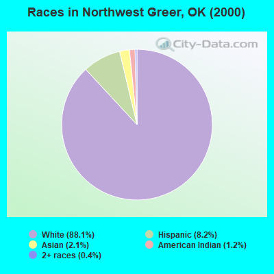 Races in Northwest Greer, OK (2000)