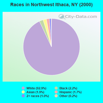 Races in Northwest Ithaca, NY (2000)