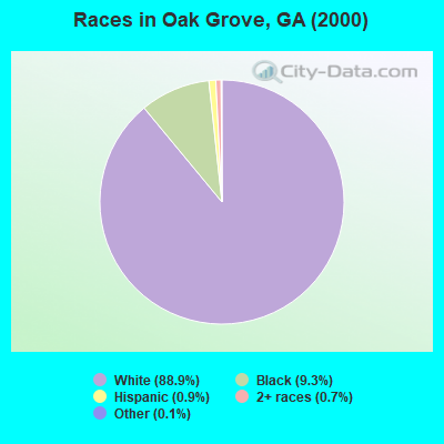 Races in Oak Grove, GA (2000)