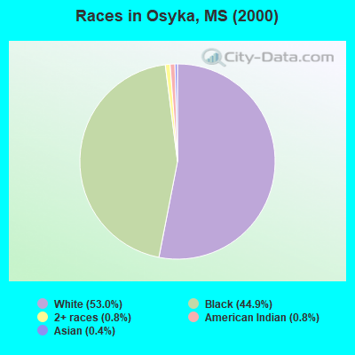 Races in Osyka, MS (2000)