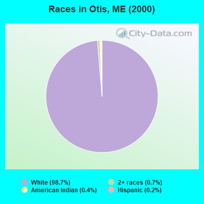 Races in Otis, ME (2000)
