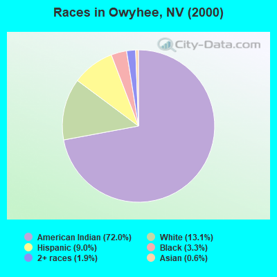 Races in Owyhee, NV (2000)