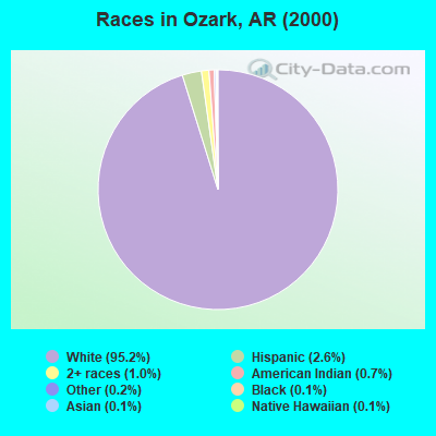 Races in Ozark, AR (2000)