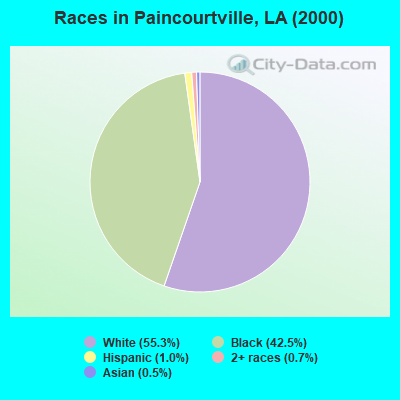 Races in Paincourtville, LA (2000)