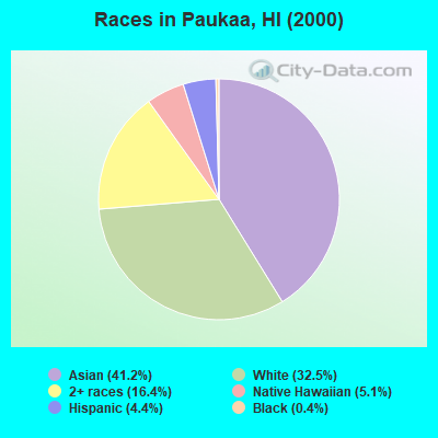 Races in Paukaa, HI (2000)