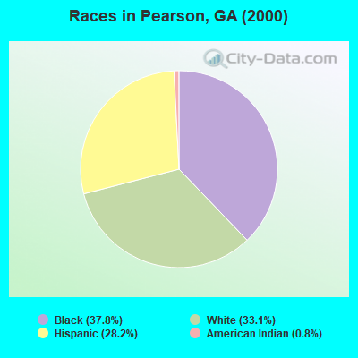 Races in Pearson, GA (2000)