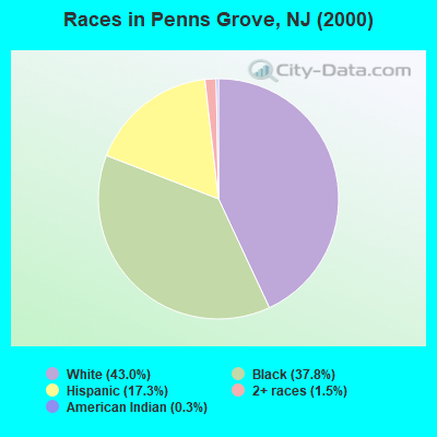 Races in Penns Grove, NJ (2000)