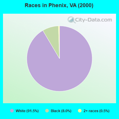 Races in Phenix, VA (2000)
