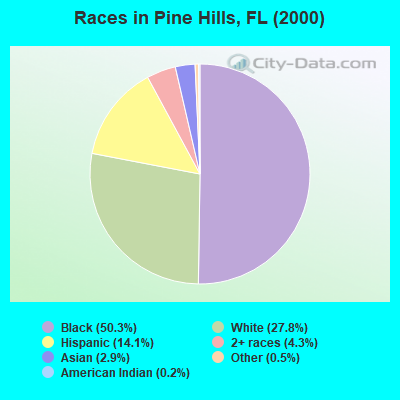 Races in Pine Hills, FL (2000)