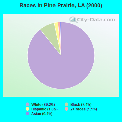 Races in Pine Prairie, LA (2000)