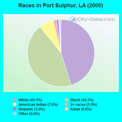 Races in Port Sulphur, LA (2000)